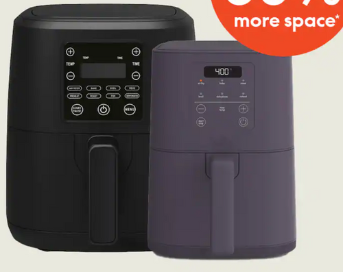 Bella - Fits-anywhere Kitchenware: 4-qt. Slim Air Fryer - Plum