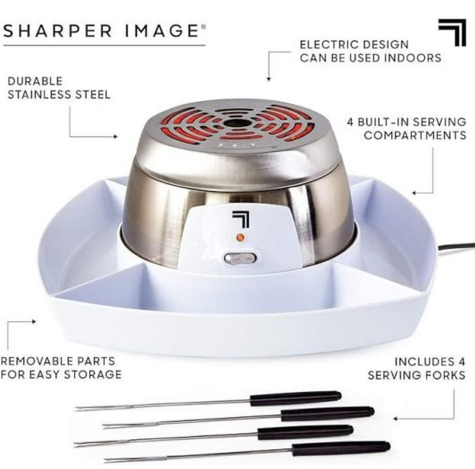 Studio Mercantile Electric Tabletop S’mores Maker for Indoors