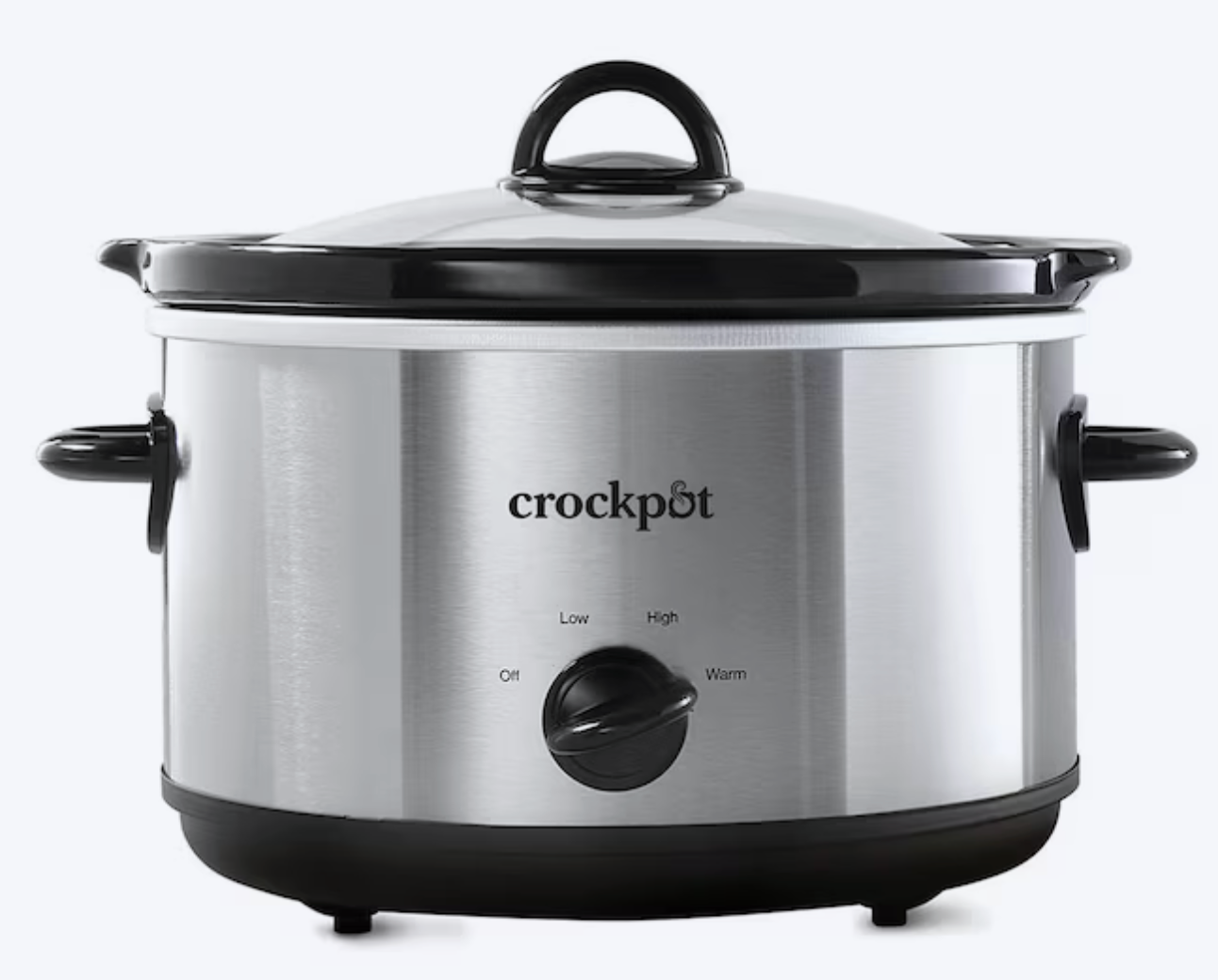 Crock-Pot 4.5 Quarts Manual Design Series Slow Cooker w/3 Heat Settings, Silver