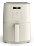 bella 4Qt Slim Air Fryer, Fits-anywhere™ Kitchenware, EverGood™ Ceramic Nonstick Coating, Adjustable Temperature, 6 Preset Cooking Options, 60 Min Auto Shutoff w Audible Tone, 3.3lb Capacity, Oatmilk