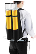 Dual Tank Backpack Drink Dispenser, Dual Barrel Portable Backpack Dispenser, Beer Machine Double Tub Beverage Machine, Dual Faucet Beer Tower, for Party Outdoor