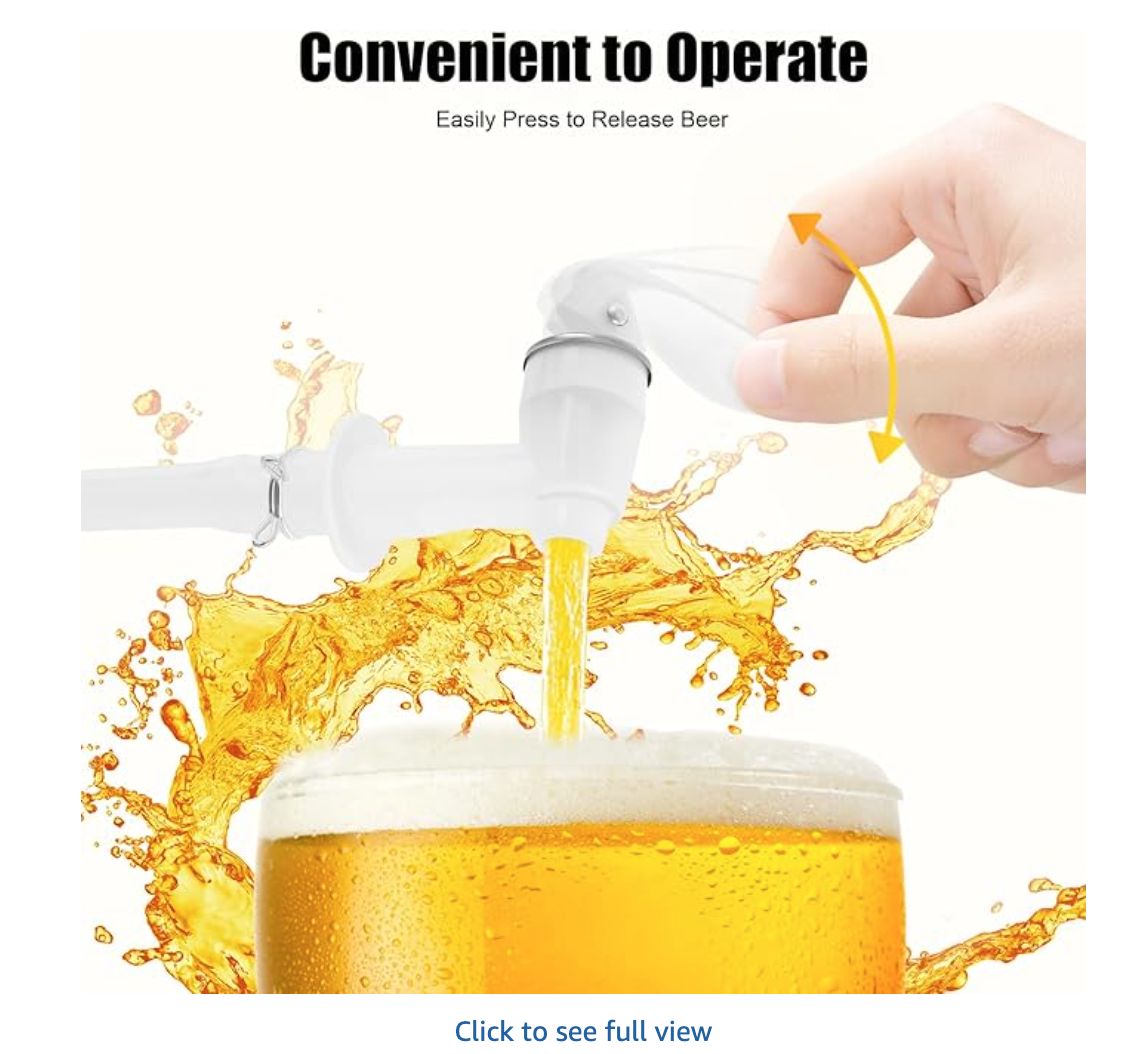 Dual Tank Backpack Drink Dispenser, Dual Barrel Portable Backpack Dispenser, Beer Machine Double Tub Beverage Machine, Dual Faucet Beer Tower, for Party Outdoor