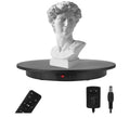 Motorized Rotating Display Stand, Angle Speed Adjustable Electric Rotating Turntable, 360 Degree 330 Lbs Load Auto Rotating Platform for Photography Big Size Products Display Video Show, Wired Black